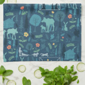 Het Uitzicht van de keukenhanddoek van Alaskan Win (Gevouwen)