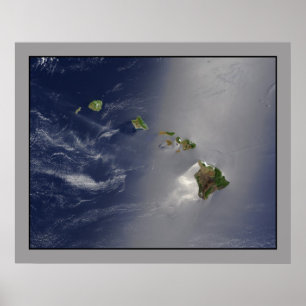 Het uitzicht van de luchthaven van Hawaï Poster