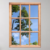 Het Uitzicht van de Tak van de boom van een Verlic Poster (Voorkant)