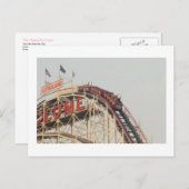 'Het Uitzicht van de Top' (Coney Is., NY) briefkaa Briefkaart (Voorkant / Achterkant)