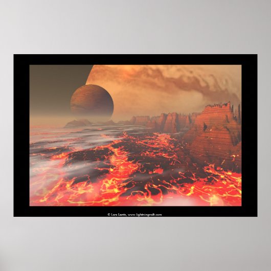 Het Uitzicht van Io Poster (Voorkant)