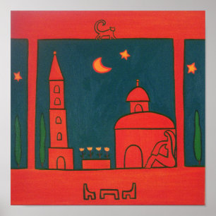 Het Uitzicht van Santo Spirito 2002 Poster