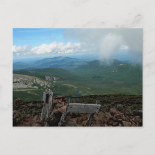 Het uitzicht vanaf Pamola Peak, Baxter State Park, Briefkaart