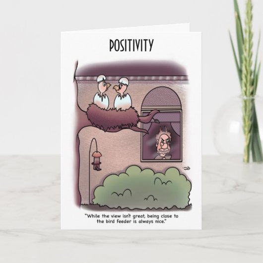 Het Uitzicht Wenskaart Kaart (Voorkant)