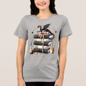Het ultieme boek Dragon Tri-Blend Shirt (Voorkant)
