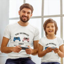 Het ultieme duo - Vader & Kind Gaming T-Shirt