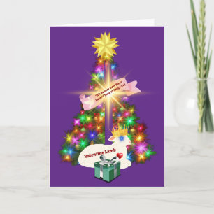 Het ultieme kerstgeschenk is het Lam van God Kaart