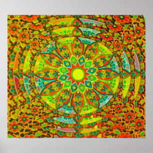 Het Ultimate Mandala Poster, klein Poster