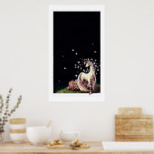 Het Unicorn-Poster Poster (Keuken)