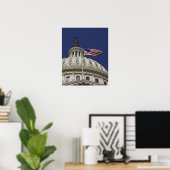 Het United States Capitol, Washington, DC Poster (Thuiskantoor)