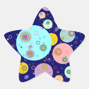 Het universum B2 Ster Sticker