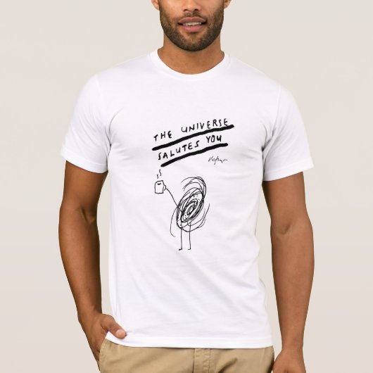 Het universum biedt u een beloning - Slachtoffer T T-shirt (Voorkant)