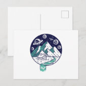 Het universum briefkaart (Voorkant / Achterkant)