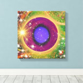 Het Universum Canvas Afdruk (Insitu (Houten vloer))