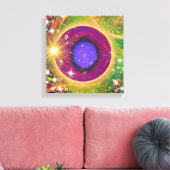 Het Universum Canvas Afdruk (Insitu (Woonkamer))