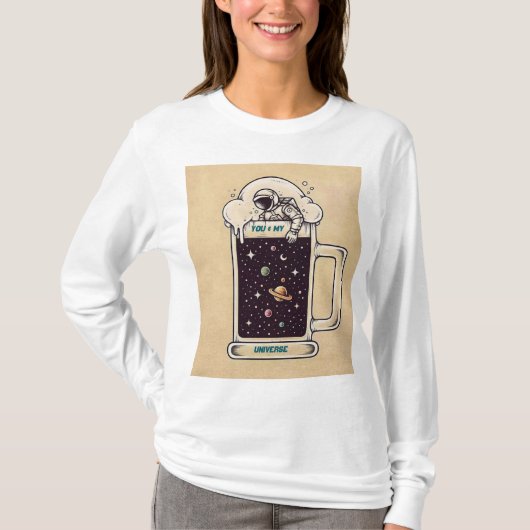 Het universum en jij het beste t-shirt (Voorkant)