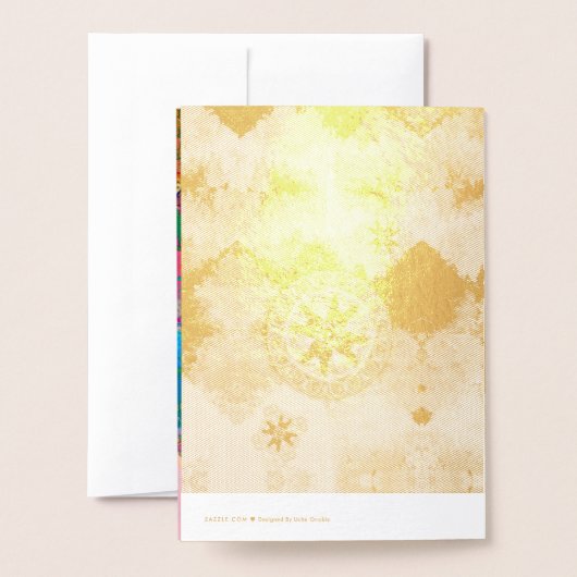 het universum folie kaarten (Met envelop)