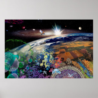 Het universum in een oogopslag poster