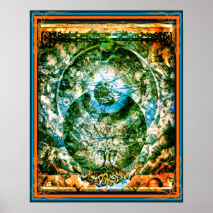 Het universum is een boom poster