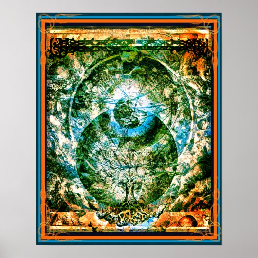 Het universum is een boom poster (Voorkant)