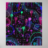 Het universum is wijd poster (Voorkant)