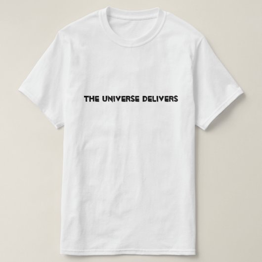 Het universum levert T-shirt (Design voorkant)
