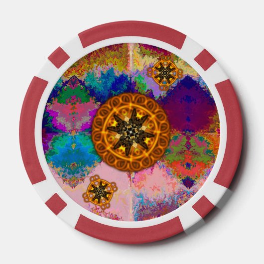 het universum poker chips (Achterkant)