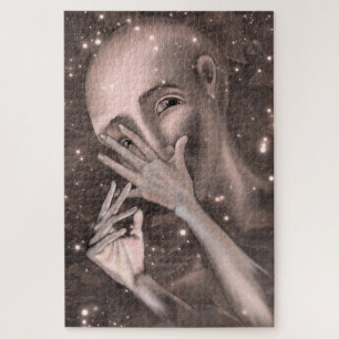 Het universum ziet - Abstracte schilderkunst Legpuzzel