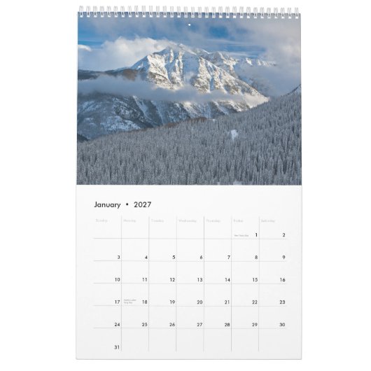 Het Untamed Westen Kalender (Jan 2027)