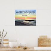 HET UPLIFEREN VAN JEREMIAH 29:11 SCRIPTURE VERSE POSTER (Keuken)