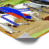 Het urenboek - augustus poster (Hoek)