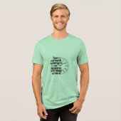 het uur Tri-Blend shirt (Voorkant volledig)