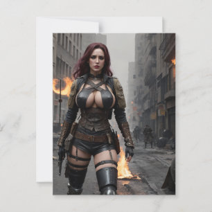 Het vaderland verdedigen briefkaart