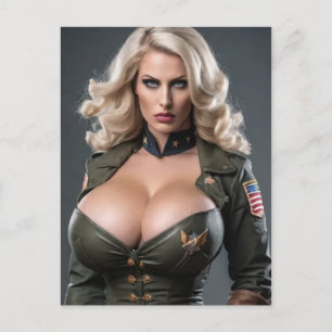 Het vaderland verdedigen briefkaart