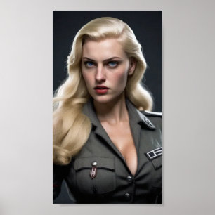 Het vaderland verdedigen poster