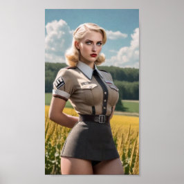 Het vaderland verdedigen poster