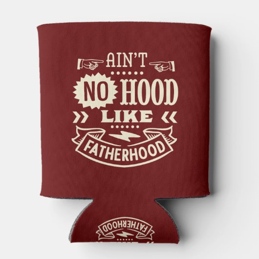 Het vaderschap is geen capuchon blikjeskoeler (Achterkant)