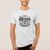 Het vaderschap is geen capuchon Tri-Blend shirt (Voorkant)