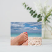 Het vakantie van de zomer feestdagenkaart (Staand voorkant)