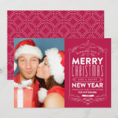 HET VAKANTIE VAN HET BORD %PIPE% KAART VAN DE FOTO (Voorkant / Achterkant)