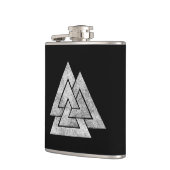 Het Valknut Norse Viking-ontwerp Heupfles (Links)