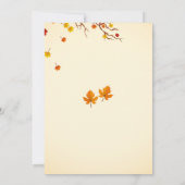 Het vallen in de Uitnodiging van de Bridal van de  (Achterkant)