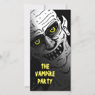 Het Vampier Feest Halloween Uitnodiging