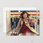 Het vangen van een Flight ArtWork Briefkaart (Voorkant / Achterkant)