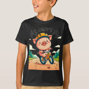 Het varken kan niet vliegen. t-shirt