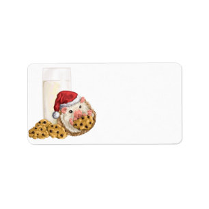 Het Varken van het Koekje van Kerstmis Etiket
