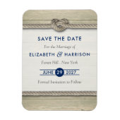 Het vastbinden van de knoop rustieke strand bruilo magneet (Verticaal)