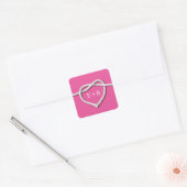 Het vastbinden van de Knot Fuchsia Sticker (Envelop)