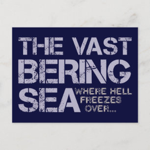 HET VASTE BERING ZEE... BRIEFKAART