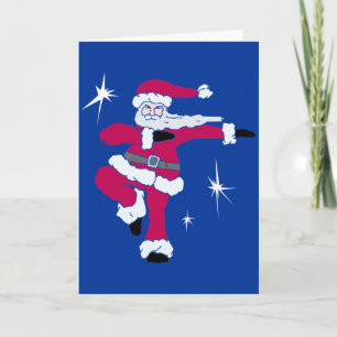 Het Vaste lichaam van de Kerstman van Steppin solo Feestdagen Kaart